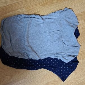2- Motherhood Maternity Short Sleeve Shirts